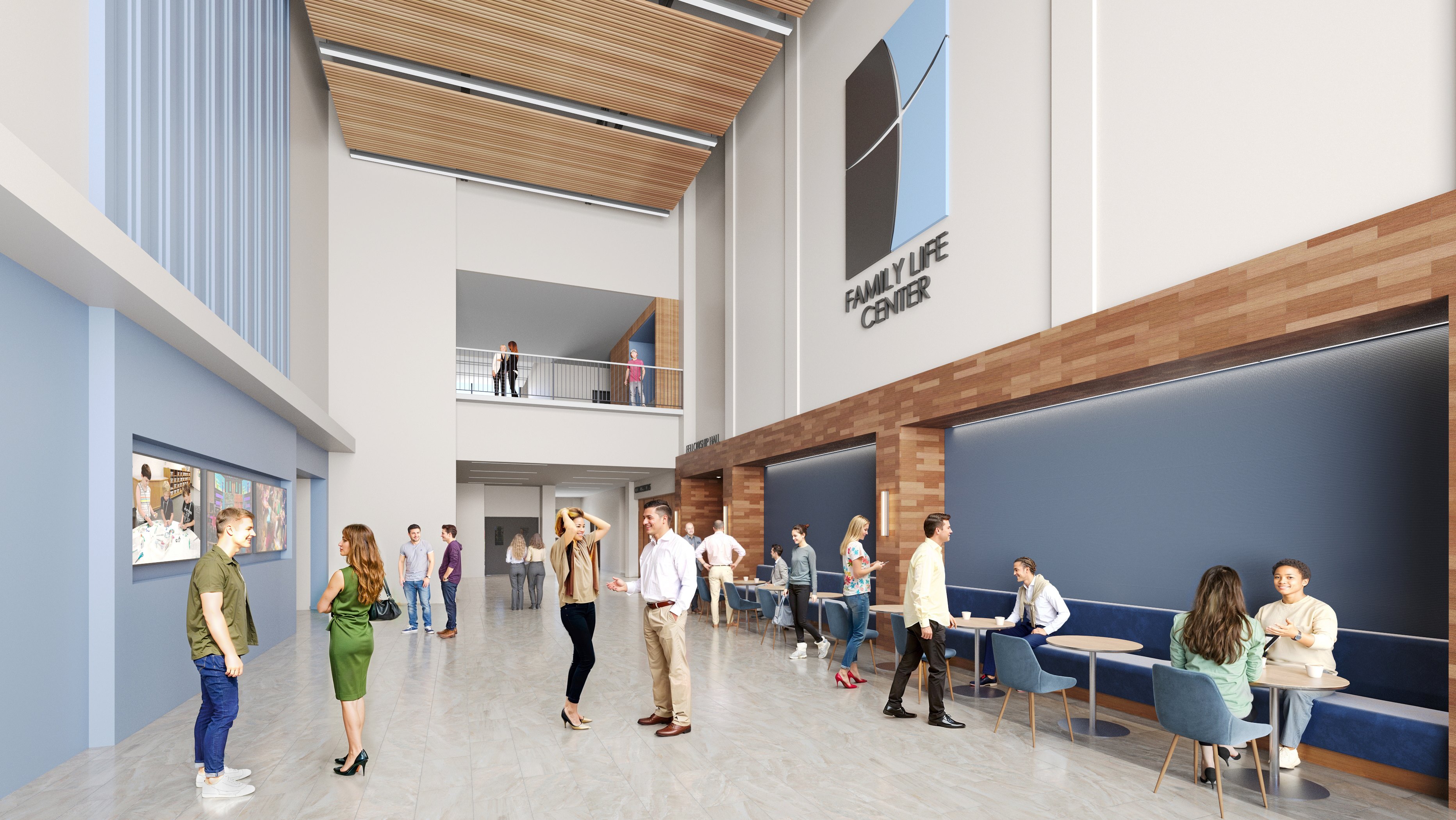 SBC Family Life Center - Lobby -Cypress - TX